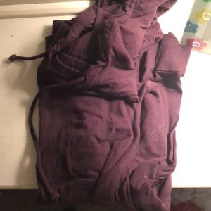 American Eagle Lightweight Maroon Hoodie